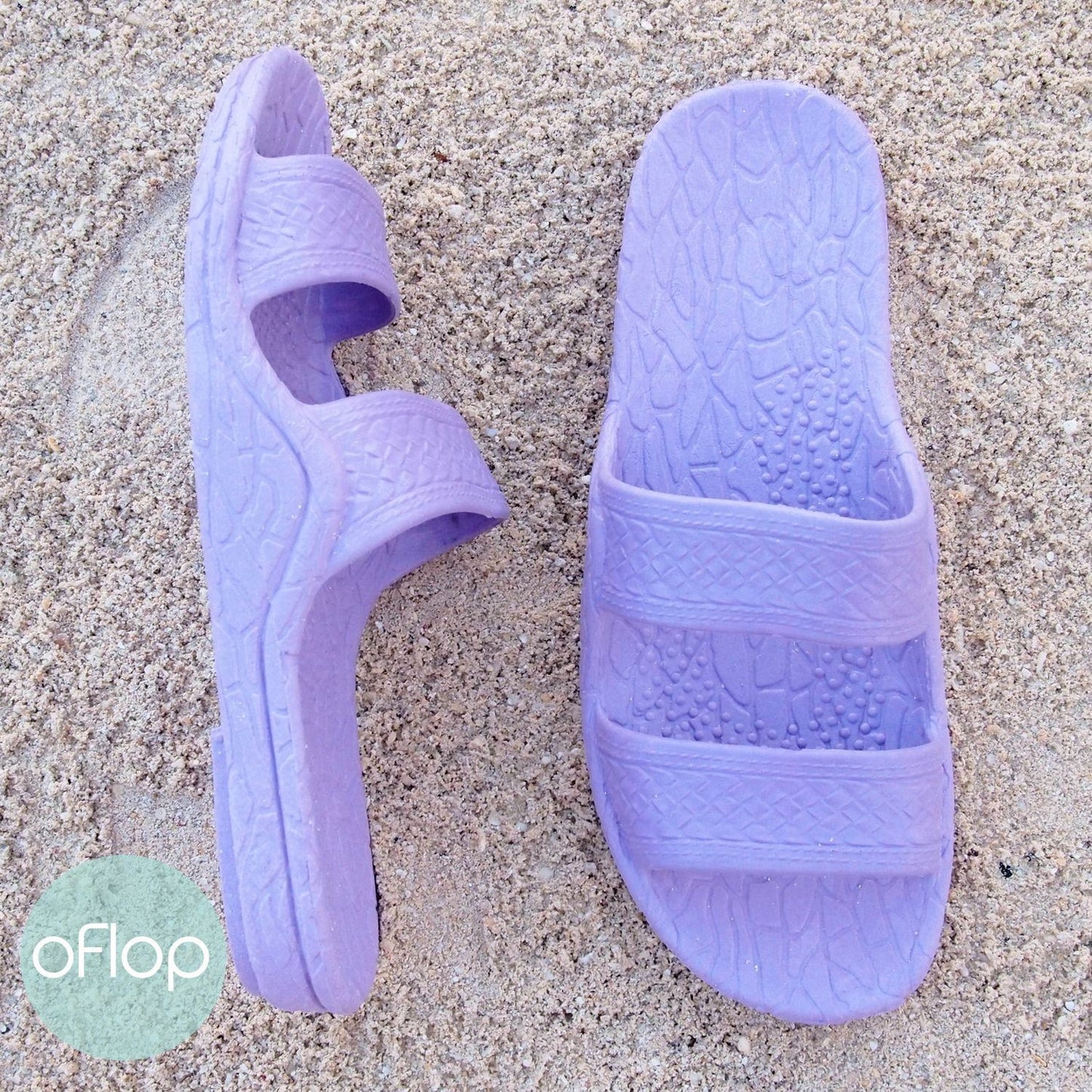 Sandals - Lilac Jandals -- Pali Hawaii Hawaiian Jesus Sandals