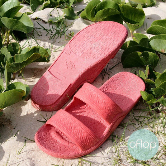 Sandals - Pink Jandals -- Pali Hawaii Hawaiian Jesus Sandals