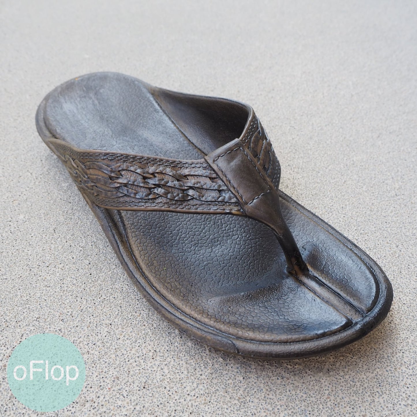 Dark Brown Shaka -- Pali Hawaii ® Flip Flops