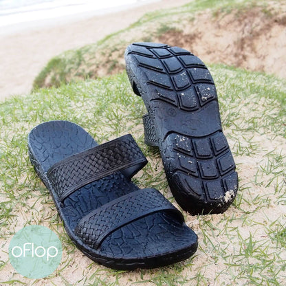 Sandals - Black Jane Jandals -- Pali Hawaii Hawaiian Jesus Sandals