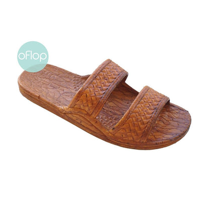 Sandals - Light Brown Jandals -- Pali Hawaii Hawaiian Jesus Sandals