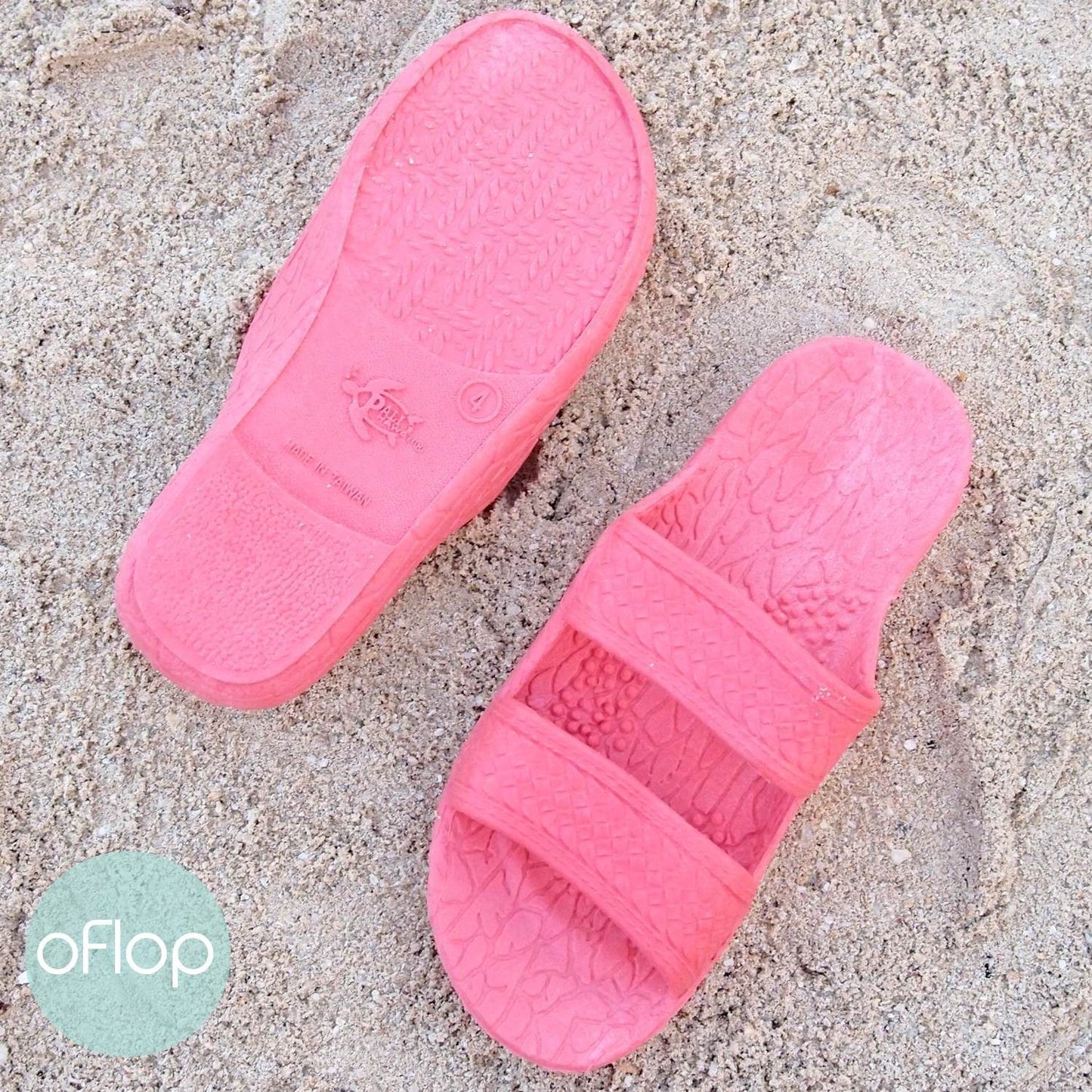 Sandals - Pink Kids Jandals -- Pali Hawaii Hawaiian Jesus Sandals